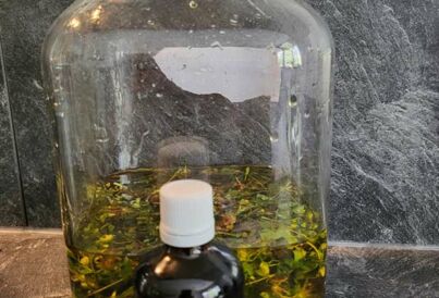 Ölfläschchen, Ansatzgefäß