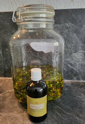 Ölfläschchen, Ansatzgefäß