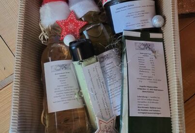 Beispiel gefüllte Geschenkbox